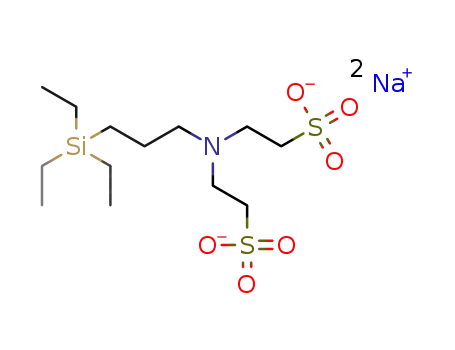 C13H29NO6S2Si(2-)*2Na(1+)