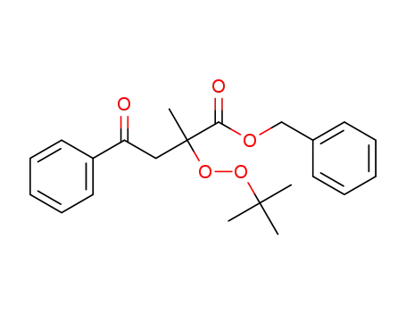 benzyl 2-(tert-butylperoxy)-2-methyl-4-oxo-4-phenylbutanoate