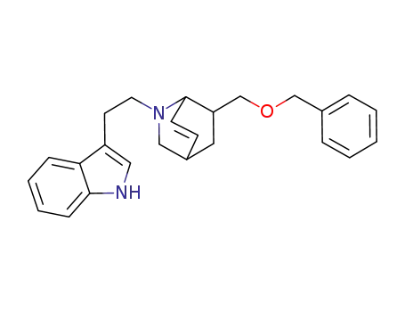 endo-2-(2-(1H-indol-3-yl)ethyl)-7-(benzyloxymethyl)-2-azabicyclo[2.2.2]oct-5-ene