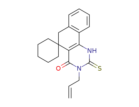3-allyl-2-thioxo-2,3-dihydro-1H-spiro[benzo[h]quinazoline-5,1'-cyclohexan]-4(6H)-one