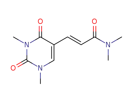 (E)-1,3-dimethyl-5-(2’-dimethylcarbamoylvinyl)uracil
