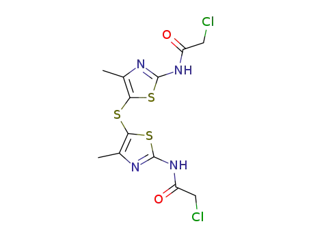 bis(4-methyl-2-chloroacetamidothiazole)sulfide