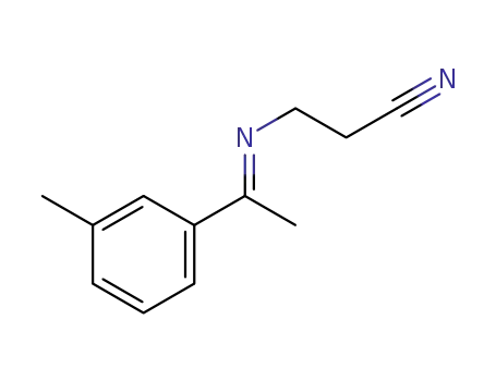 (E)-3-((1-(m-tolyl)ethylidene)amino)propanenitrile
