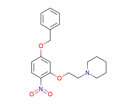 1-{2-[5-(benzyloxy)-2-nitrophenoxy]ethyl}piperidine