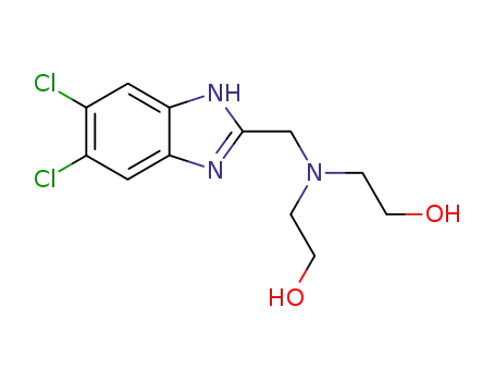 2,2'-(5,6-dichloro-1H-benzoimidazol-2-ylmethylazanediyl)-bis-ethanol
