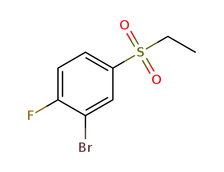 2-bromo-4-(ethylsulfonyl)-1-fluorobenzene