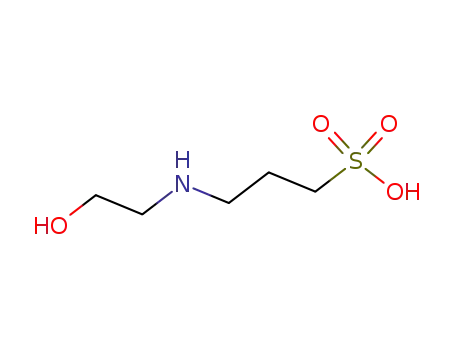 Molecular Structure of 1119-23-9 (1-Propanesulfonic acid, 3-[(2-hydroxyethyl)amino]-)