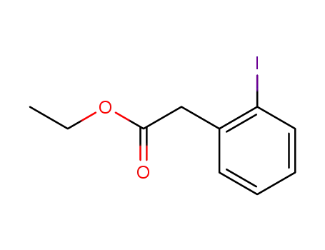 Molecular Structure of 90794-29-9 (Ethyl 2-(2-iodophenyl)acetate)