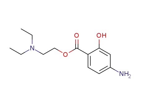 Benzoic acid,4-amino-2-hydroxy-, 2-(diethylamino)ethyl ester cas  487-53-6