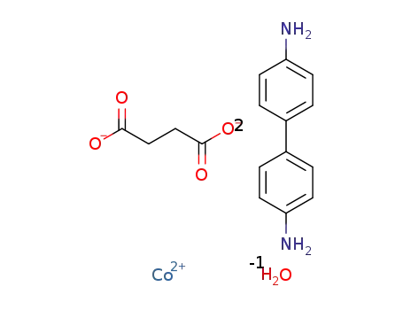 [Co(benzidine)2(μ-succinate)(OH2)2]*(H2O)
