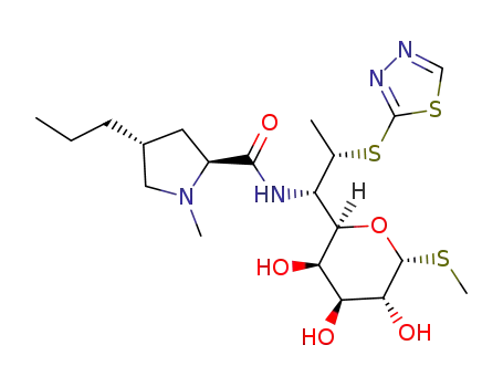 7(S)-7-deoxy-7-(1,3,4-thiadiazol-2-ylthio)lincomycin