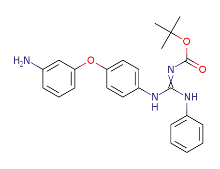 3-amino-4'-[2-(tert-butoxycarbonyl)-3-phenylguanidino]diphenyl ether