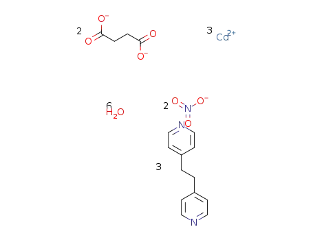 {[Cd3(1, 2-bis(4-pyridyl) ethane)3(succinate)2(H2O)2]·(NO3)2(H2O)4}n