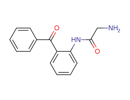 Molecular Structure of 5504-78-9 (Acetamide, 2-amino-N-(2-benzoylphenyl)-)