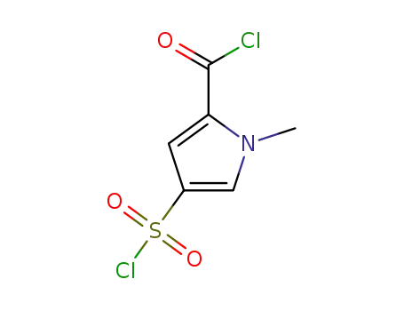 4-chlorosulfonyl-1-methyl-pyrrole-2-carbonyl chloride