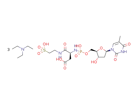 thymidine-5′-(Asp-Tau-OH) phosphoramidate tri(triethylammonium) salt