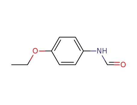 Molecular Structure of 61587-14-2 (4-Ethoxyphenylformamide)