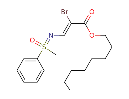 (Z)-N-[2-bromo-2-(n-octyloxycarbonyl)]vinyl-S-phenyl-S-methyl sulfoximine