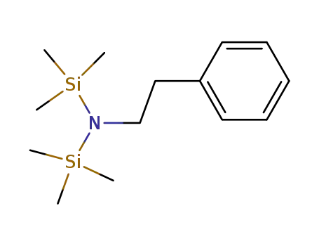 Molecular Structure of 58367-45-6 (α,α,α-Trimethyl-N-phenethyl-N-(trimethylsilyl)silanamine)