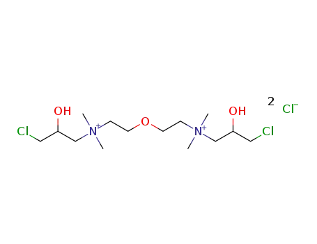 N,N′-(oxybis(ethane-2,1-diyl))bis(3-chloro-2-hydroxy-N,N-dimethylpropan-1-aminium) chloride