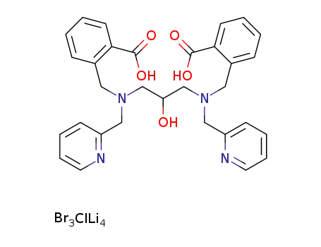 N,N'-bis[2-carboxybenzomethyl]-N,N'-bis[2-pyridylmethyl]-1,3-diaminopropan-2-ol