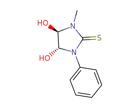 (4S*,5S*)-4,5-dihydroxy-1-methyl-3-phenylimidazolidine-2-thione