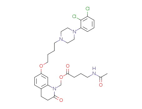 (7-(4-(4-(2,3-dichlorophenyl)piperazin-1-yl)butoxy)-2-oxo-3,4-dihydroquinolin-1(2H)-yl)methyl 4-acetamidobutanoate