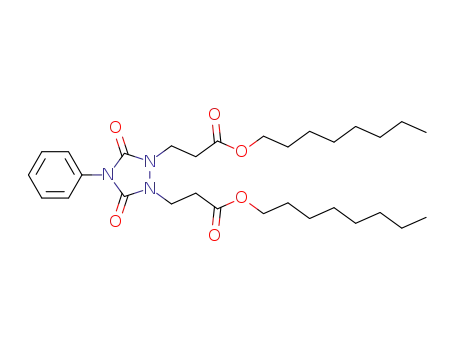 dioctyl 3,3'-(3,5-dioxo-4-phenyl-1,2,4-triazolidin-1,2-diyl)dipropanoate