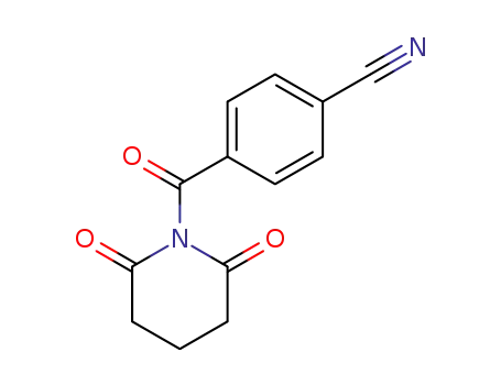 4-(2,6-dioxopiperidine-1-carbonyl)benzonitrile