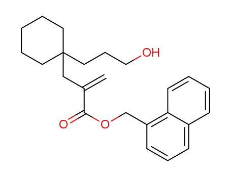 naphthalen-1-ylmethyl 2-((1-(3-hydroxypropyl)cyclohexyl)methyl)acrylate