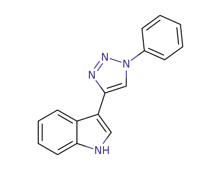 3-(1-phenyl-1H-1,2,3-triazol-4-yl)-1H-indole