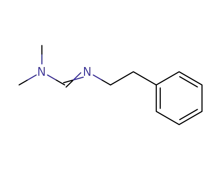 Molecular Structure of 15795-36-5 (N,N-Dimethyl-N'-phenethylformamidine)