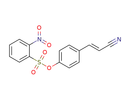 (E)-β-[4-(2-nitrobenzenesulfonyloxy)phenyl]acrylonitrile
