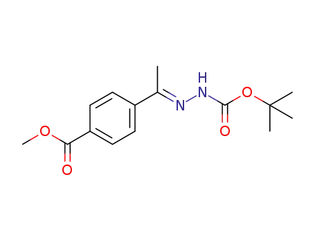 (E)-tert-butyl 2-(1-(4-(methoxycarbonyl)phenyl)ethylidene)hydrazinecarboxylate