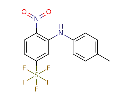 2-nitro-5-(pentafluorosulfanyl)-N-p-tolylaniline
