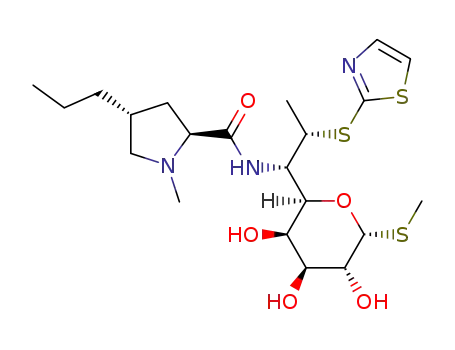 7(S)-7-deoxy-7-(thiazol-2-ylthio)lincomycin
