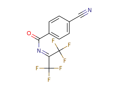 4-cyano-N-(1,1,1,3,3,3-hexafluoropropan-2-ylidene)benzamide