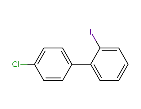 Molecular Structure of 343945-64-2 (1,1'-Biphenyl, 4'-chloro-2-iodo-)