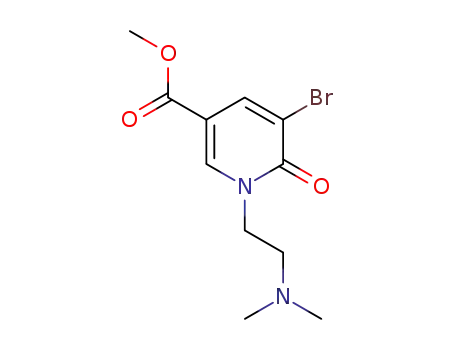 methyl 5-bromo-1-(2-(dimethylamino)ethyl)-6-oxo-1,6-dihydropyridine-3-carboxylate