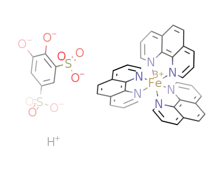 Fe(1,10-phenanthroline)3·4,5-dihydroxy-1,3-benzenedisulfonate