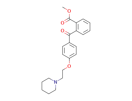 2-methoxycarbonyl-4'-(2-piperidinoethyloxy)benzophenone