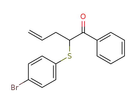 2-(4-bromophenylthio)-1-phenylpent-4-en-1-one