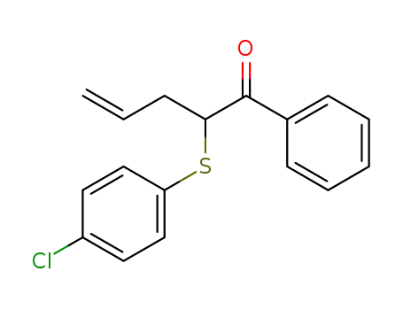 2-(4-chlorophenylthio)-1-phenylpent-4-en-1-one