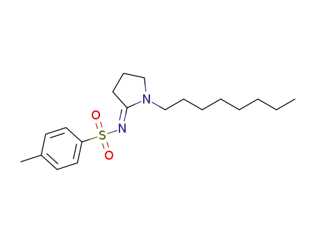 (E)-4-methyl-N-(1-octylpyrrolidin-2-ylidene)benzenesulfonamide