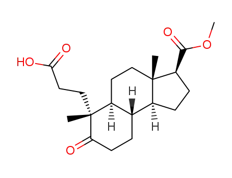 17β-methoxycarbonyl-5-oxo-3,5-seco-A-nor-androstan-3-oic acid