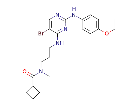 N-[3-({5-bromo-2-[(4-ethoxyphenyl)amino]pyrimidin-4-yl}-amino)propyl]-N-methylcyclobutanecarboxamide