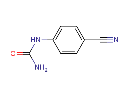 Molecular Structure of 86065-51-2 (N-(4-CYANOPHENYL)UREA)