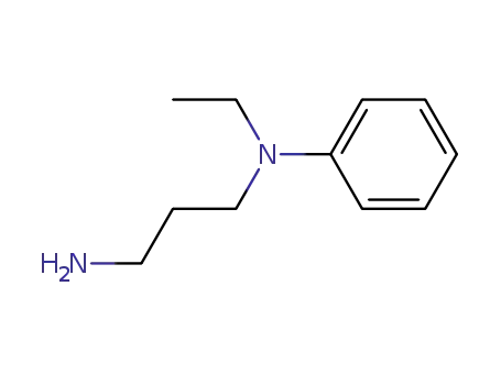 Molecular Structure of 53606-48-7 (N-(3-AMINOPROPYL)-N-ETHYL-N-PHENYLAMINE)
