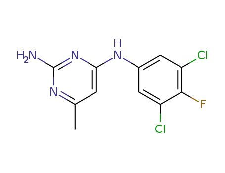 N4-(3,5-dichloro-4-fluorophenyl)-6-methylpyrimidine-2,4-diamine