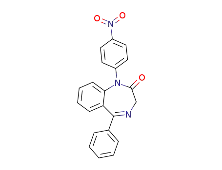 1-(4-nitrophenyl)-5-phenyl-1,3-dihydro-2H-1,4-benzodiazepin-2-one